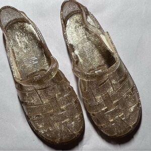 GAP Kids Gold Glitter Sandals